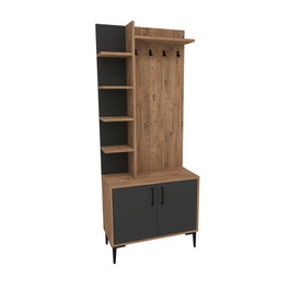 Hanah Home Julendor Soporte para Recibidor Pino Atlántico y Antracita